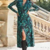 Black & Green Butterfly Print Mesh Shirt Dress -CHAUz Clothing Shop web 2309 120 a23dj010bkcv01 120 059 2 1
